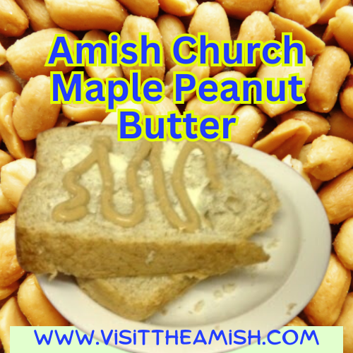 Amish Church Maple Peanut Butter.