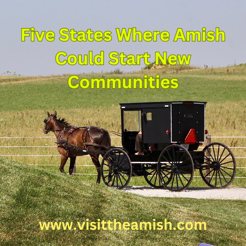 Five States Where Amish Could Start New Communities
