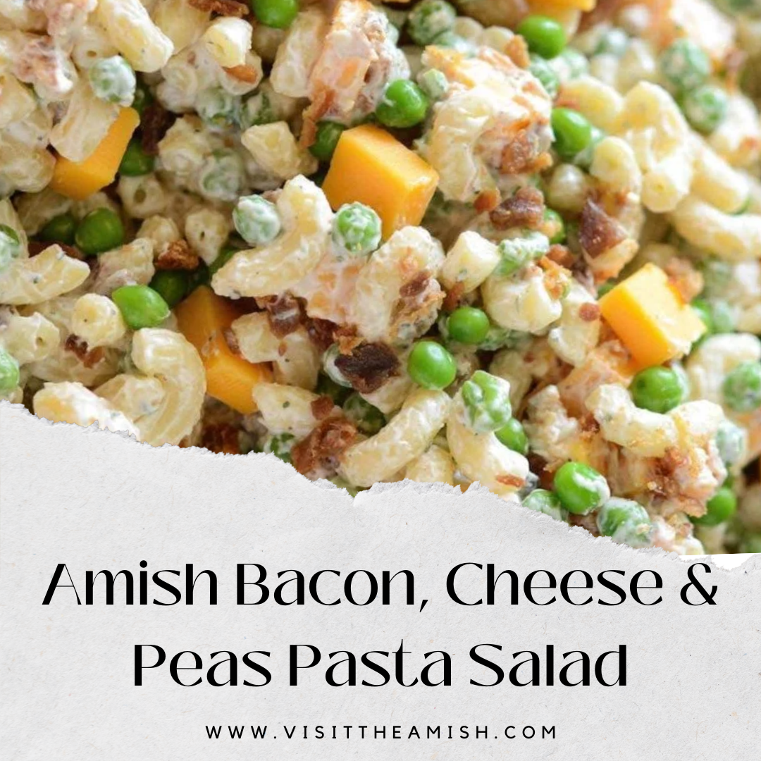 Creamy Bacon, Cheese & Peas Pasta Salad
