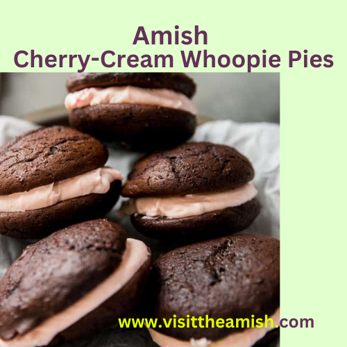 Amish Cherry Cream Whoopie Pies