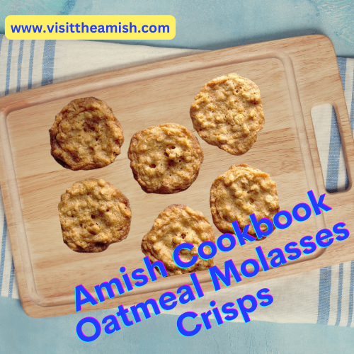 Oatmeal Molasses Crisps.