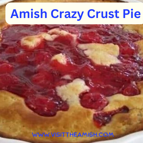 Amish Crazy Crust Pie