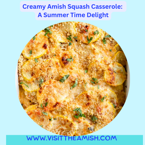 Creamy Amish Squash Casserole A Summer Time Delight.
