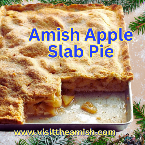 Amish Apple Slab Pie