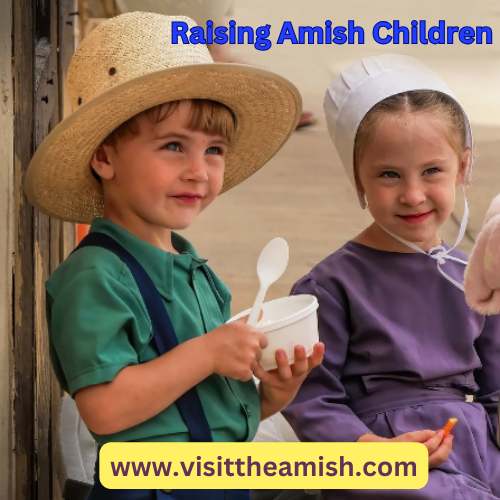 The Amish place a strong emphasis on family, faith, and hard work, and children are expected to contribute to the household and community from a young age.