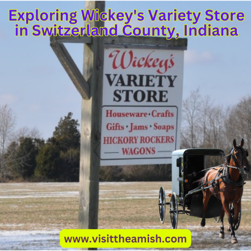 Exploring Wickey's Variety Store in Switzerland County, Indiana.