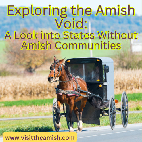 Exploring the Amish Void: A Look into States Without Amish Communities