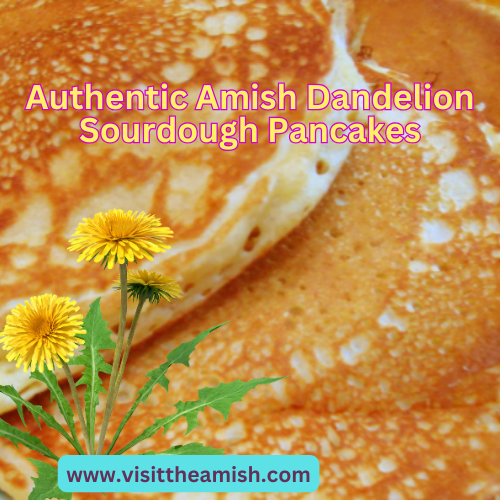 Dandelion Sourdough Pancakes