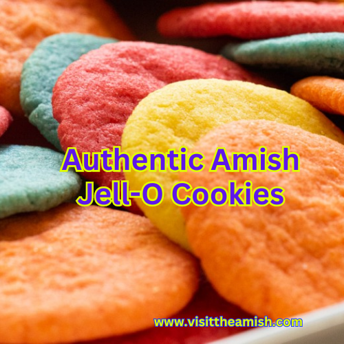 ## Sweet Memories: The Charm of Amish Jello Cookies There's something magical about the aroma of freshly baked cookies wafting through the air, especially when they come with a twist of nostalgia and a dash of unexpected flavor. That's exactly what you get with Amish Jello Cookies – a delightful treat that's been winning hearts in Amish communities and beyond for generations. Imagine biting into a soft, pillowy cookie that's not just sweet, but bursting with fruity flavor. The secret? A sprinkle of Jello powder that transforms an ordinary sugar cookie into something extraordinary. These colorful confections are a staple at Amish bakeries like Mary's in Hardin County, Ohio, where locals and visitors alike line up for a taste of tradition with a playful twist. The beauty of Amish Jello Cookies lies in their simplicity. Like many Amish recipes, they rely on basic ingredients and time-honored techniques. Yet, the addition of Jello powder adds a pop of color and flavor that's as delightful to the eyes as it is to the taste buds. It's a perfect representation of how Amish bakers often blend their commitment to tradition with touches of creativity. As you bite into one of these cookies, you might find yourself transported back to childhood summers, with memories of fruity desserts at family picnics. Or perhaps you'll be reminded of the joy of discovering something new and unexpected in a familiar package. That's the magic of Amish Jello Cookies – they're comfortingly familiar yet excitingly different. Now, wouldn't it be wonderful to bring a bit of that Amish bakery charm into your own kitchen? While nothing quite compares to the experience of visiting an authentic Amish bakery, you can recreate a version of these beloved cookies at home. So, roll up your sleeves, preheat your oven, and let's embark on a baking adventure that's sure to fill your home with warmth, sweetness, and a rainbow of flavors. ## Homemade Amish Jello Cookies Recipe ### Ingredients: - 1 cup (230g) unsalted butter, softened - 1 cup (200g) granulated sugar - 2 large eggs - 1 teaspoon vanilla extract - 2 1/2 cups (310g) all-purpose flour - 1 teaspoon baking powder - 1/2 teaspoon salt - 1 (3 oz) package Jello powder (any flavor) - 1/4 cup (50g) additional sugar for rolling ### Instructions: 1. Preheat your oven to 350°F (175°C) and line two baking sheets with parchment paper. 2. In a large bowl, cream together the softened butter and sugar until light and fluffy, about 3-4 minutes. 3. Beat in the eggs one at a time, then stir in the vanilla extract. 4. In a separate bowl, whisk together the flour, baking powder, and salt. 5. Gradually mix the dry ingredients into the butter mixture until just combined. 6. Add the package of Jello powder and mix until evenly distributed throughout the dough. 7. Shape the dough into 1-inch balls and roll each ball in the additional sugar. 8. Place the cookies on the prepared baking sheets, about 2 inches apart. 9. Bake for 10-12 minutes, or until the edges are lightly golden. 10. Allow the cookies to cool on the baking sheet for 5 minutes before transferring to a wire rack to cool completely. As you bake these cookies, your kitchen will fill with a sweet, fruity aroma that's sure to bring smiles to everyone in the house. The beauty of this recipe is its versatility – you can use any flavor of Jello to create a rainbow of cookie varieties. Imagine a platter of strawberry, lime, and orange cookies, each one a different pastel hue! While these homemade cookies might not be exactly the same as those you'd find at Mary's Amish Bakery, they carry the same spirit of simple ingredients combined in a delightful way. As you bite into your homemade Jello cookie, soft and bursting with flavor, you'll understand why these treats have become such a beloved part of Amish baking tradition. Remember, the joy of baking isn't just in the eating – it's in the process, the sharing, and the memories you create. So gather your loved ones, roll up your sleeves, and start a new tradition with these charming Amish-inspired Jello Cookies. Who knows? They might just become a family favorite, passed down through generations, just like the recipes treasured in Amish communities. So go ahead, take a bite, and let the sweet, fruity flavor transport you to the rolling hills of Amish country, where simple pleasures and timeless traditions still reign supreme. Happy baking!