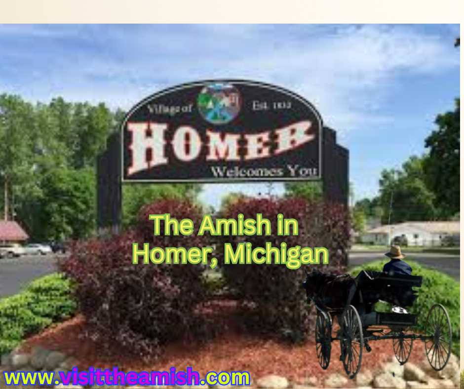 Amish in Homer, Michigan.