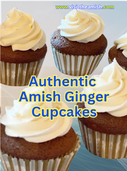 Authentic Amish Ginger Cupcakes