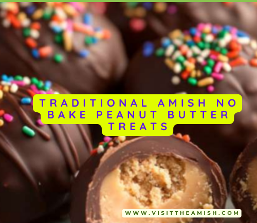 Traditional Amish No Bake Peanut Butter Treats