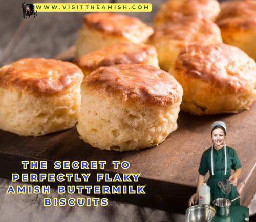 The Secret to Perfectly Flaky Amish Buttermilk Biscuits.