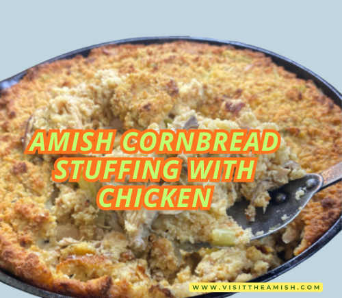 Amish Cornbread Stuffing with Chicken