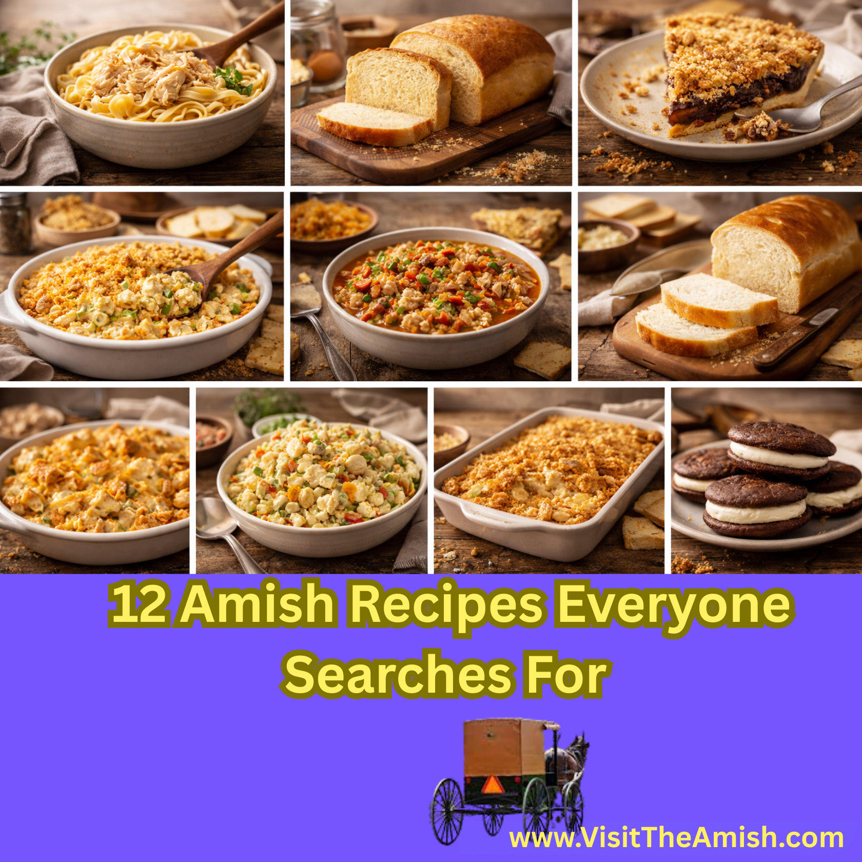 12 Amish Recipes Everyone Searches For (From Comfort Casseroles to Shoofly Pie)