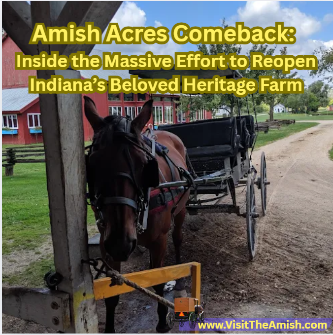 Amish Acres Comeback: Inside the Massive Effort to Reopen Indiana’s Beloved Heritage Farm