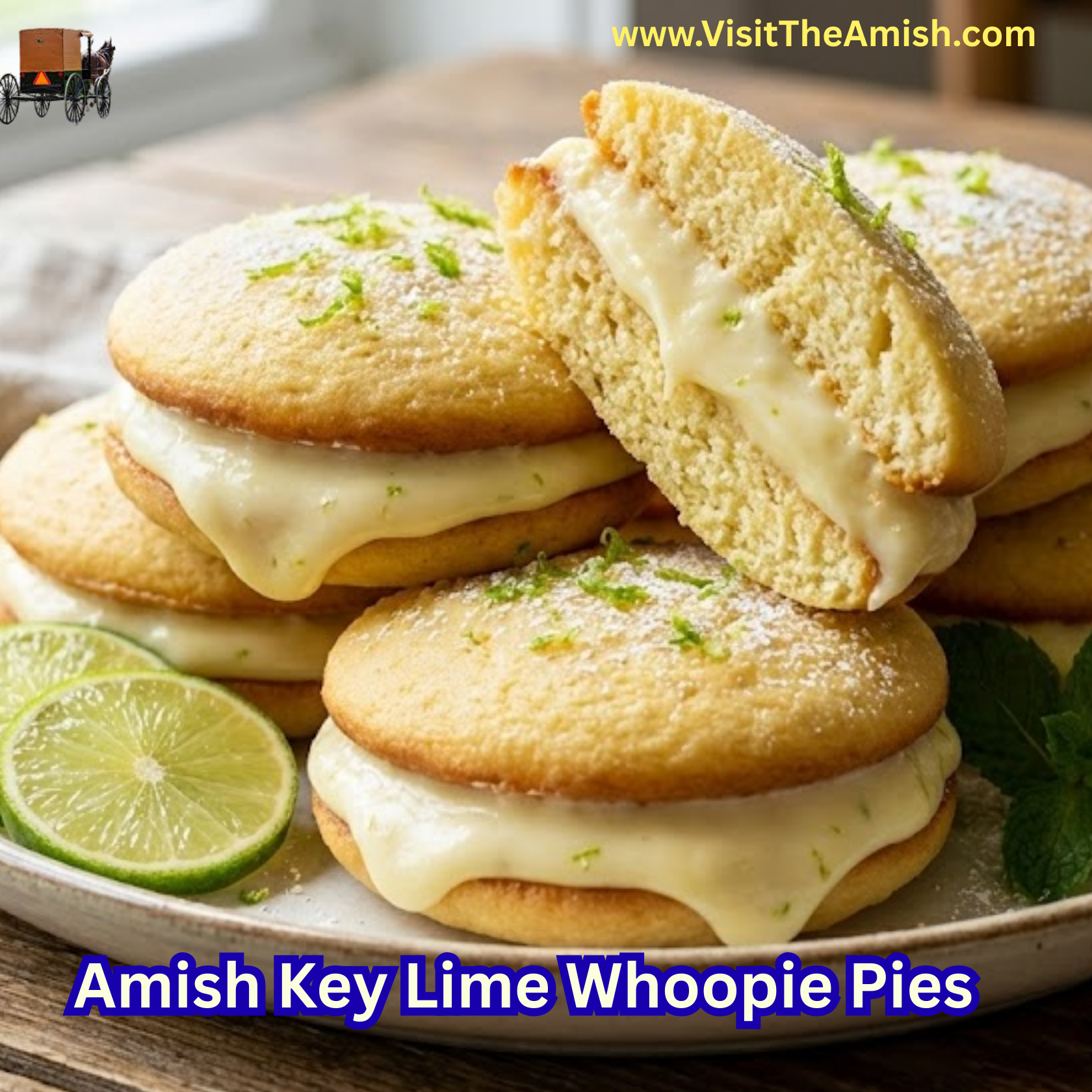 Sunshine on a Plate: The Ultimate Key Lime Whoopie Pie Recipe