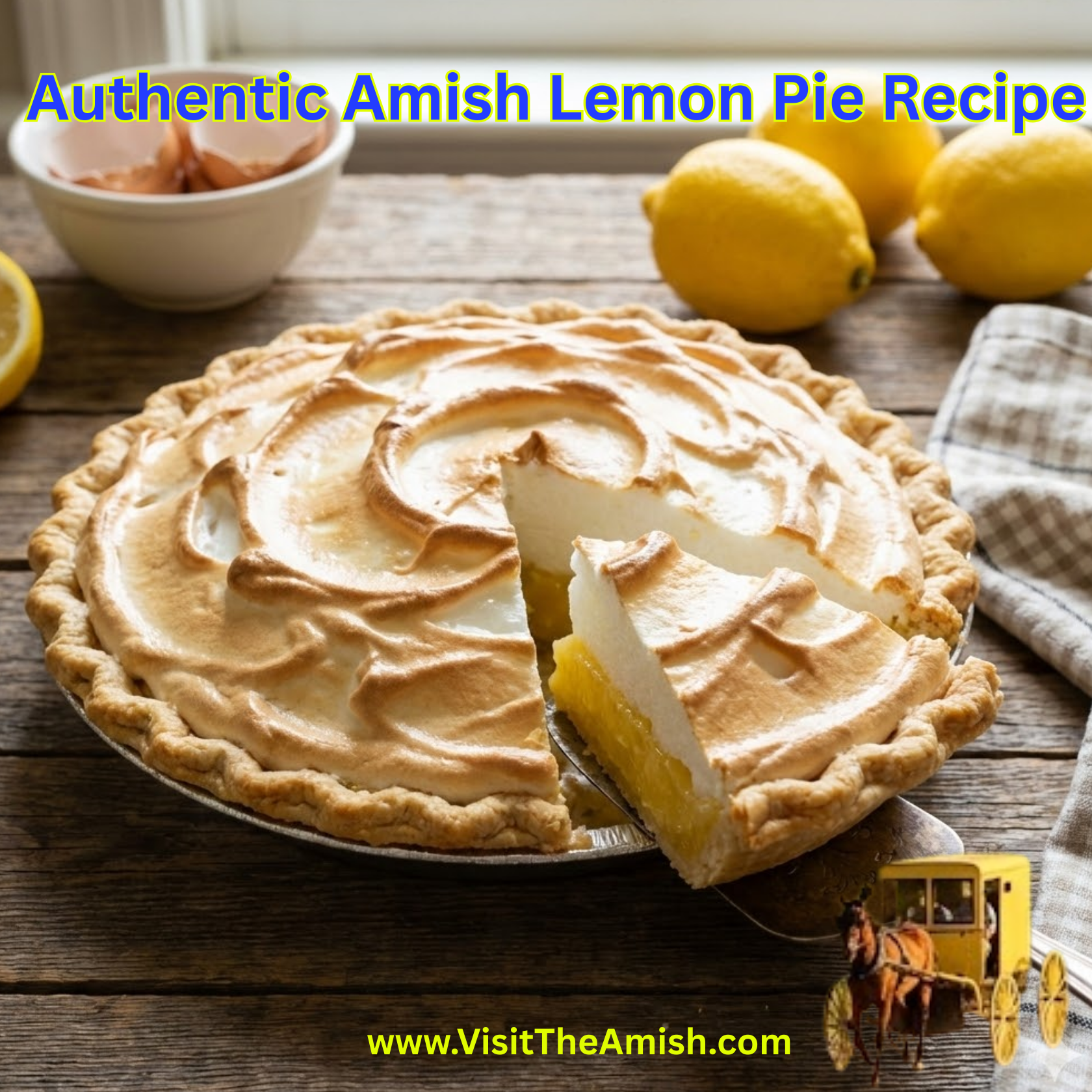 Authentic Amish Lemon Pie Recipe