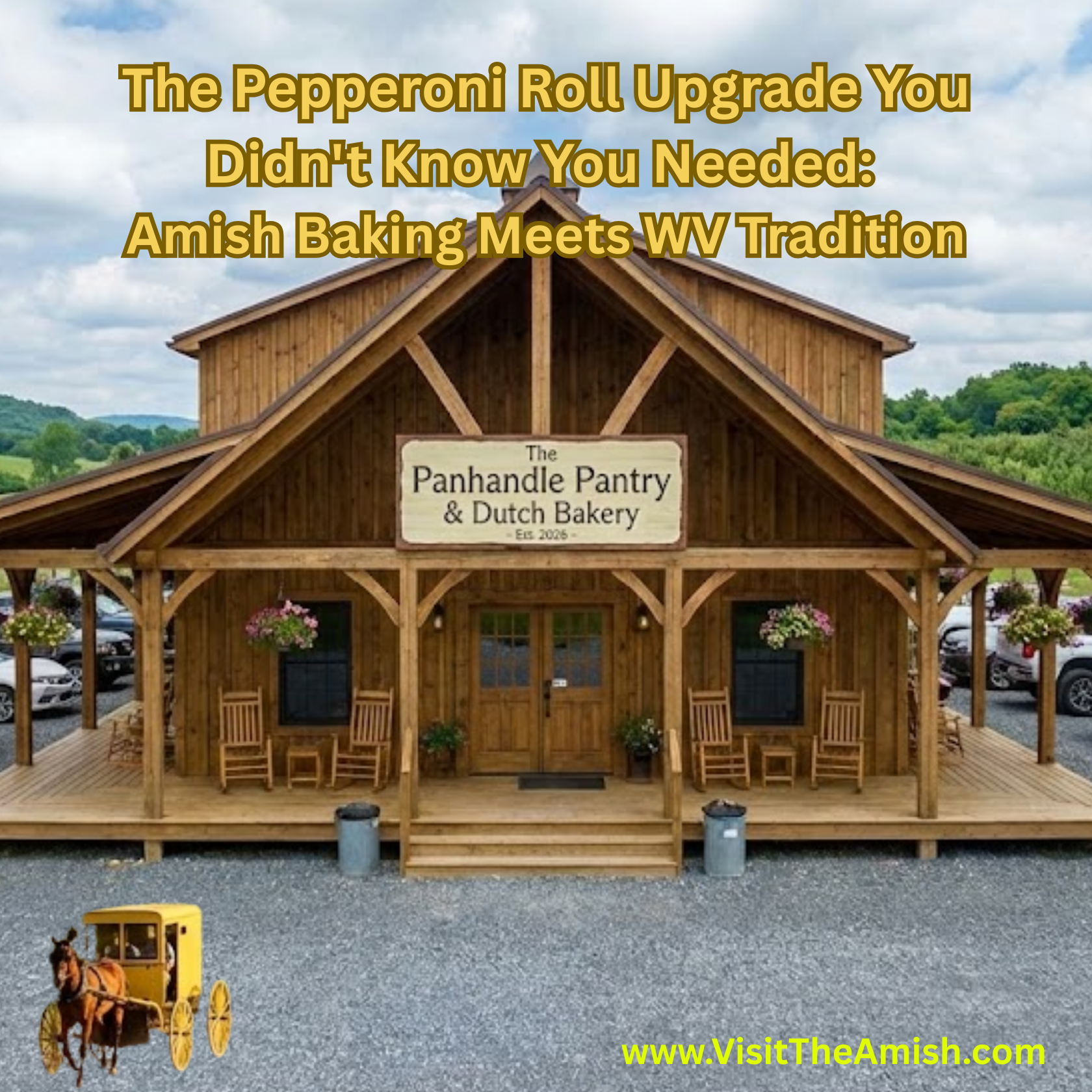 The Pepperoni Roll Upgrade You Didn't Know You Needed Amish Baking Meets WV Tradition.
