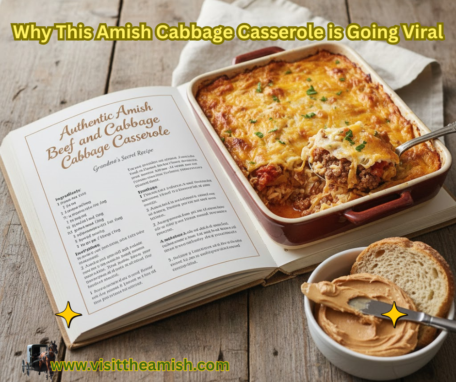 Grandma’s Secret Recipe: Authentic Amish Beef and Cabbage Bake