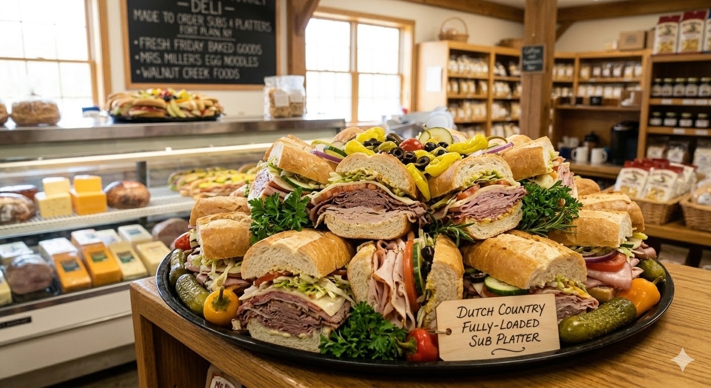 fully-loaded sub sandwich platters