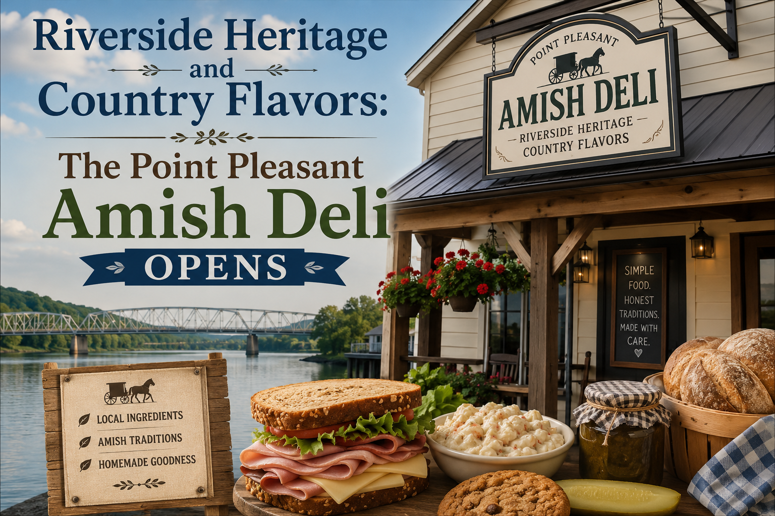 Riverside Heritage and Country Flavors: The Point Pleasant Amish Deli Opens