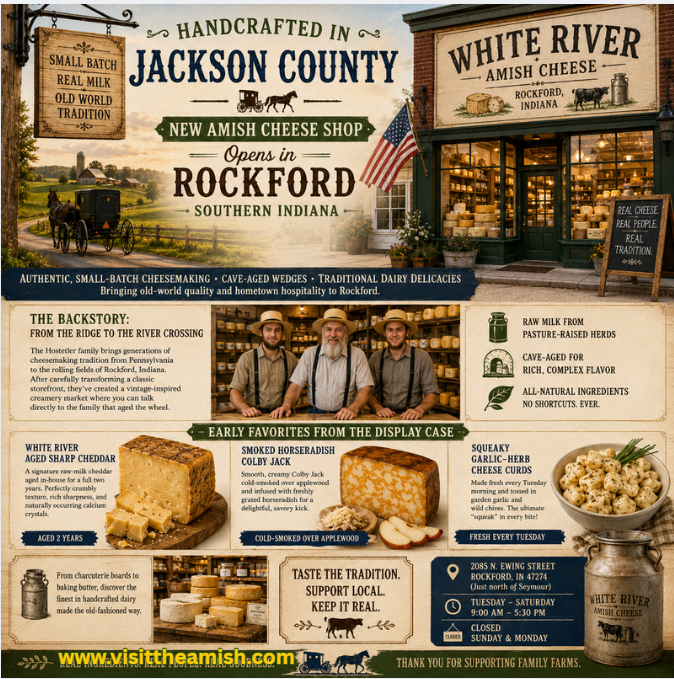 Amish Cheese Shop Opens in Rockford