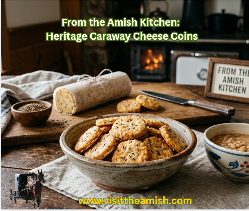 From the Amish Kitchen: Heritage Caraway Cheese Coins