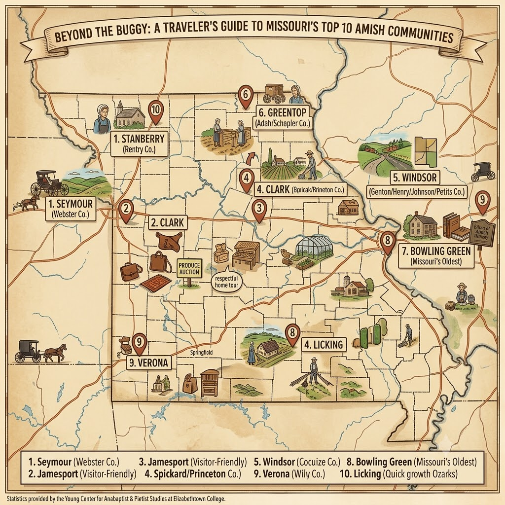 A Traveler’s Guide to Missouri’s Top 10 Amish Communities