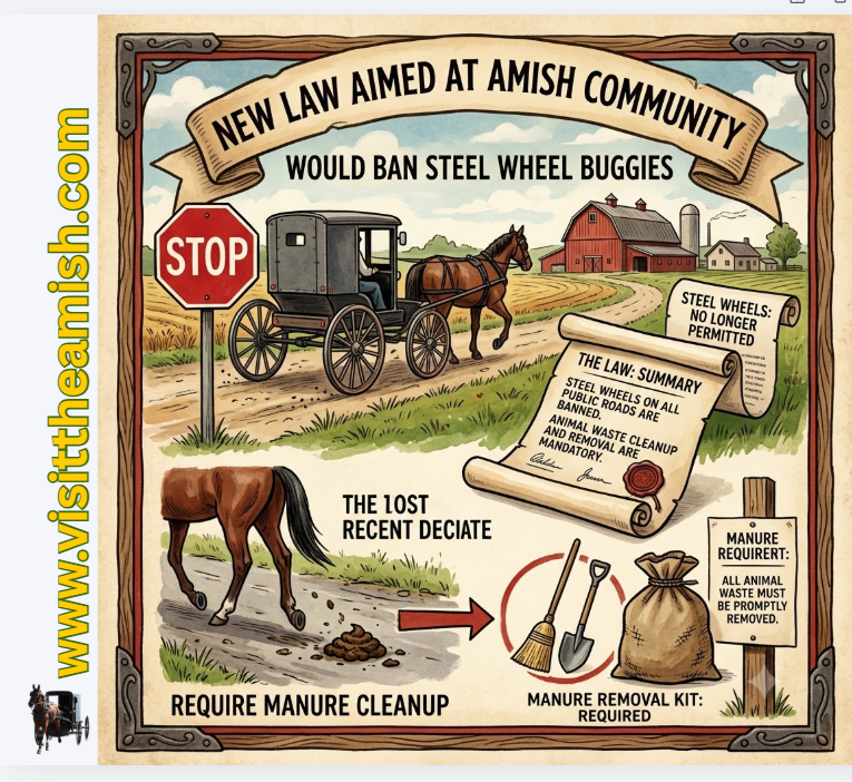 Road Damage and Waste Cleanup: Proposed Pennsylvania Ordinance Sparks Tension with New Amish Settlement