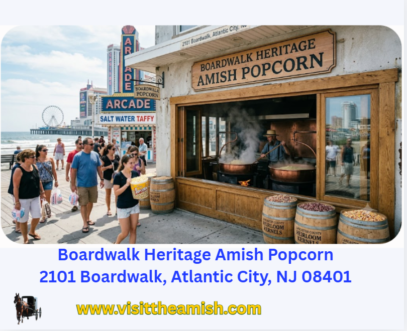 Boardwalk Heritage Amish Popcorn 2101 Boardwalk, Atlantic City, NJ 08401