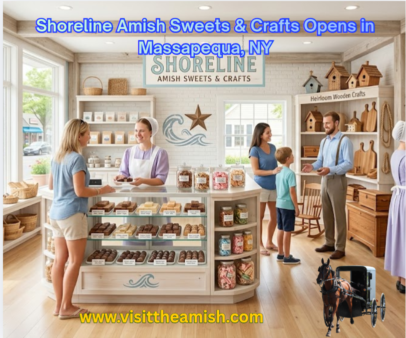 Shoreline Amish Sweets & Crafts Opens in Massapequa, NY