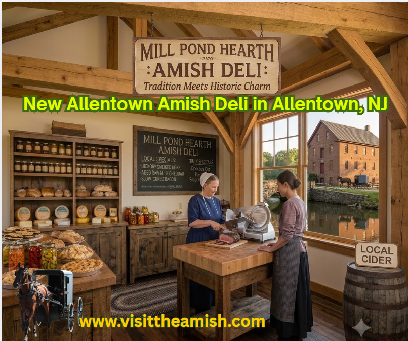 Mill Pond Hearth: Old-World Tradition Meets Historic Charm at the New Allentown Amish Deli in Allentown, NJ